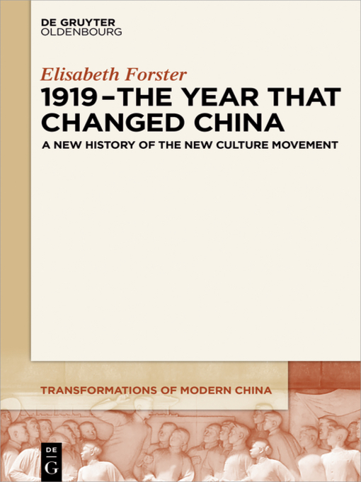 Cover image for 1919 – the Year That Changed China